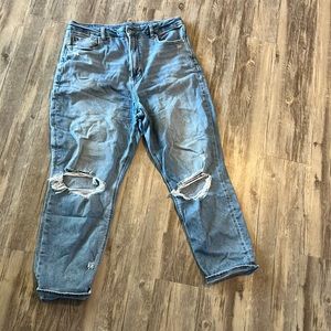 American eagle curvy mom jean
